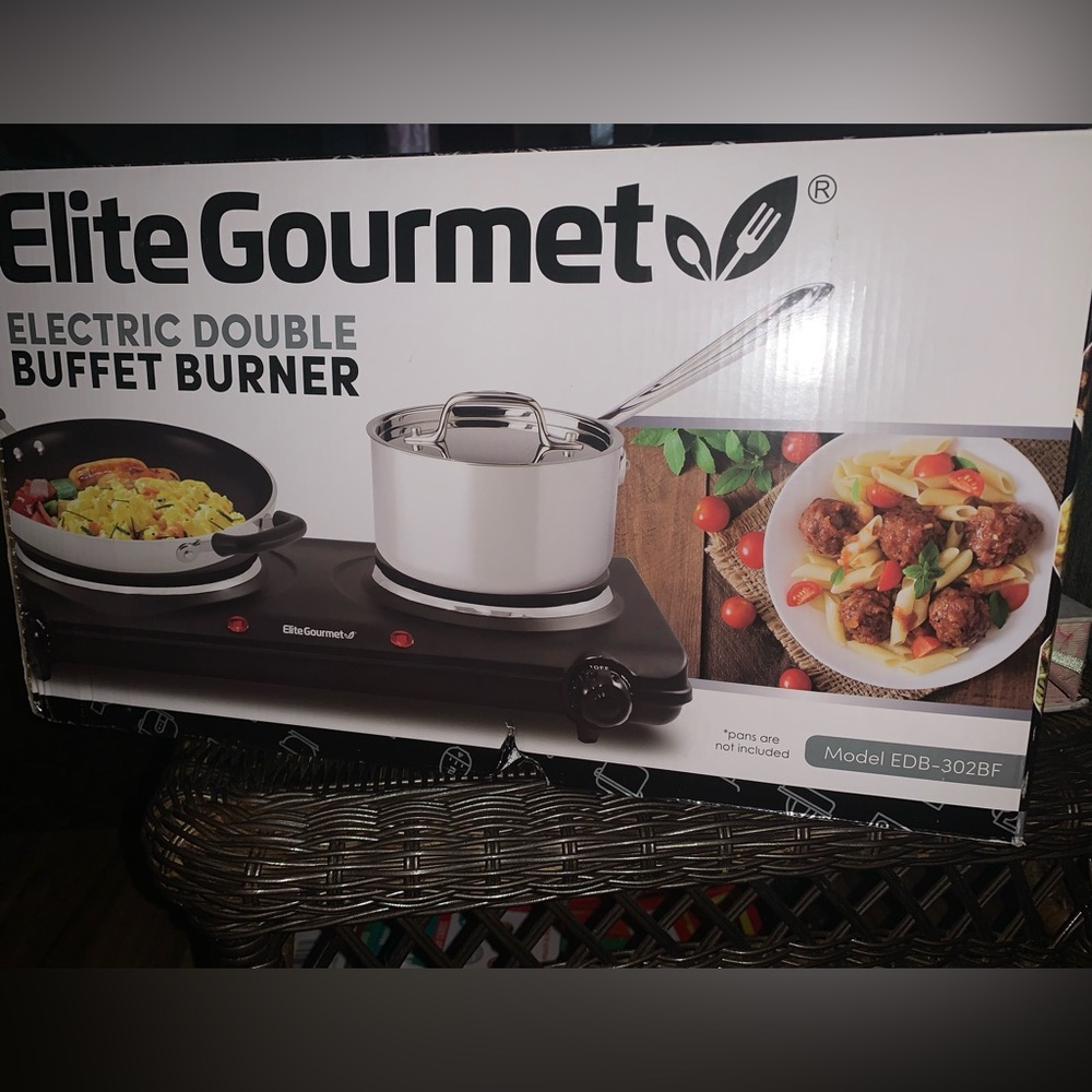 Electric Double Buffet Burner